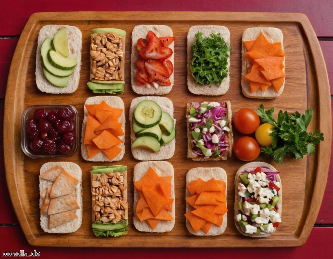 Mini-Sandwiches und Wraps abwechslungsreich gestalten - Knusperparty » Tolle Ideen für deinen Snackabend