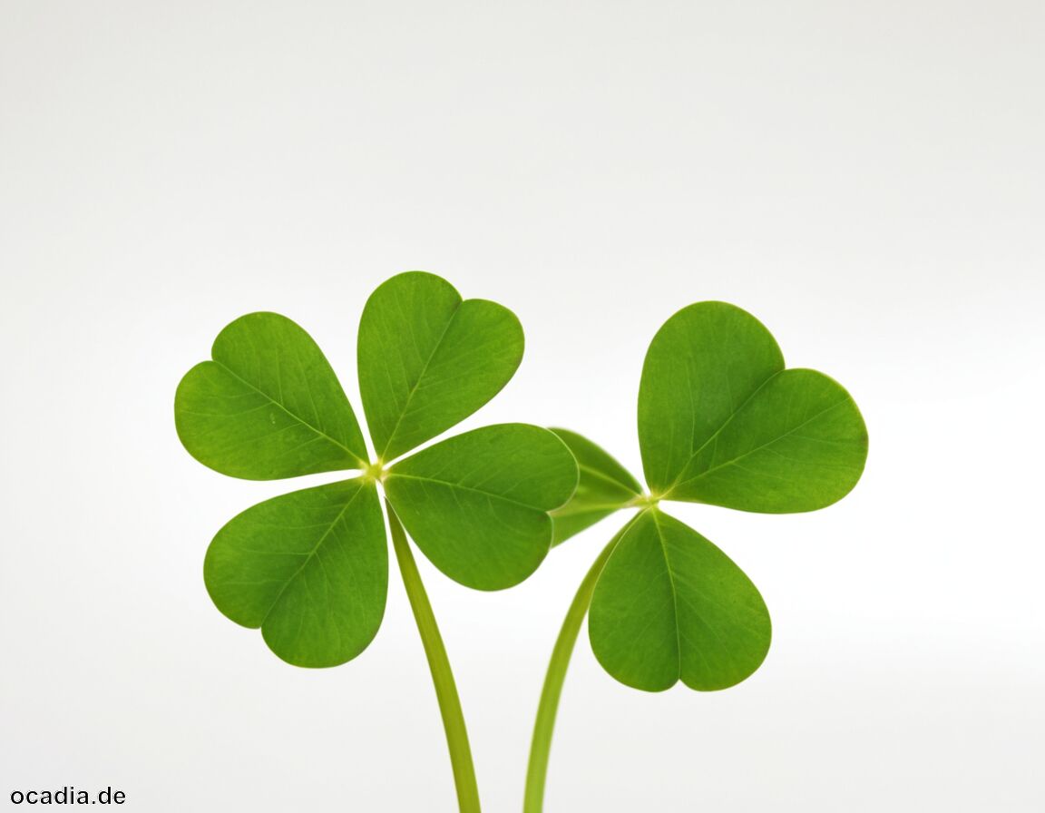 Gilt als Verstärkung vom klassischen vierblättrigen Kleeblatt - 5 blättriges Kleeblatt Bedeutung » Das bringt dir das Glückssymbol