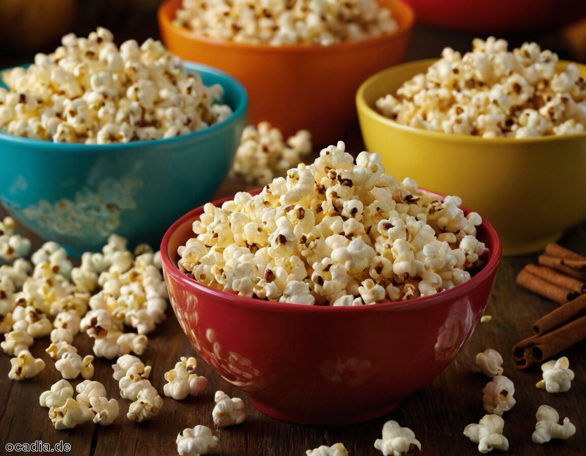 Popcorn mit ungewöhnlichen Gewürzen servieren - Knusperparty » Tolle Ideen für deinen Snackabend